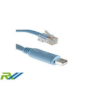 Tripp Lite USB to RJ45 Rollover Console Cable (M/M) - Cisco Compatible, 250  Kbps, 15 ft., Black - serial cable - 15 ft - - U009-015-RJ45-X - USB  Adapters 