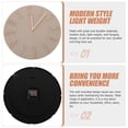 thumbnail image 2 of Living Room Non-Ticking Clock Silent Battery Operated Clock Round Wall Clock, 2 of 9