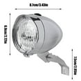 thumbnail image 3 of Light Product Category Headlight Rechargeable Classic 3 LED Front Lamp with Bracket for Night Riding and Trips Front Light for Visibility, 3 of 4
