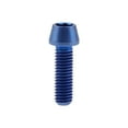 thumbnail image 4 of Wanyifa Titanium Ti Bolt M5x9 16 18 20 25 30 35 40 45 50 55 60mm Tapered Head Screws,M5x30mm,Blue,4 Pcs, 4 of 6