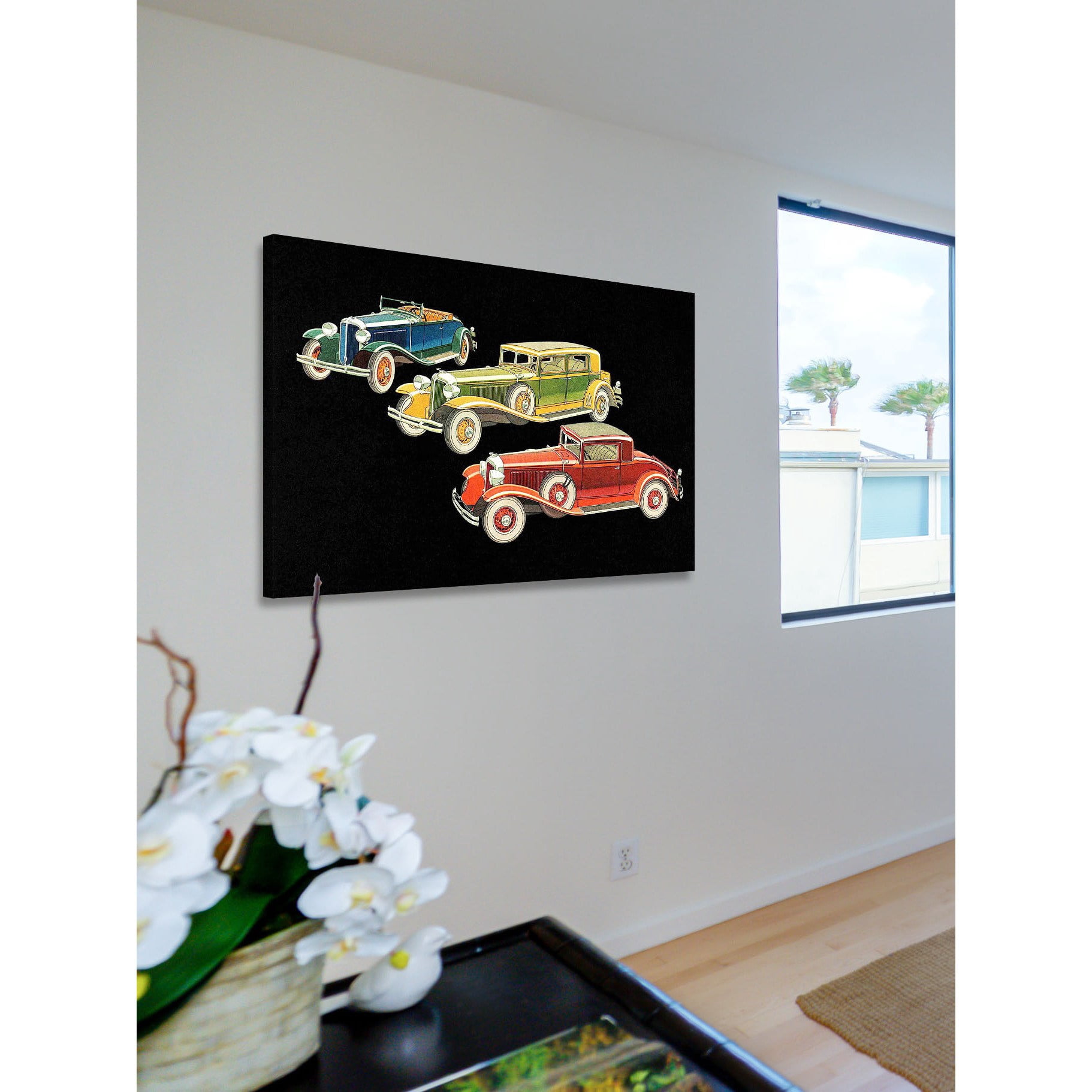 Marmont Hill "Blue, Green, and Red" Painting Print on Canvas