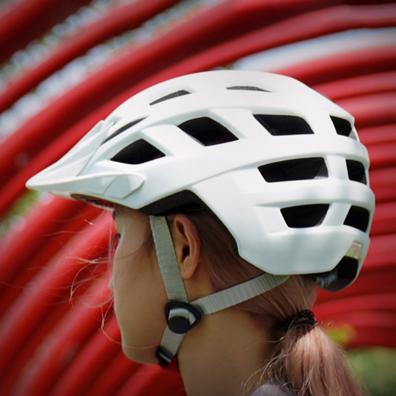 Hyasfey Adults Cycling Helmet Breathable Adjustable Lightweight Removable Liner Men Women Outdoor Mountain Road Bicycle Cycling Security Helmet