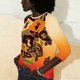 thumbnail image 4 of Otoño 3/4 Manga Tops para las Mujeres 2025 Casual Impreso V-Cuello Botón Arriba Blusa, Suave Poliéster Spandex Vestido Camisa de Verano, 4 of 9
