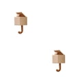 thumbnail image 2 of Gancho de pared Bewildely para sala de estar bolso colgador de bolsas soporte para ropa Tipo 1, 2 of 6