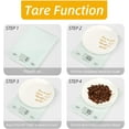 thumbnail image 2 of Digital kitchen scale, digital scale, digital kitchen scale, electronic kitchen scale with glass, 2 of 6