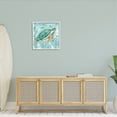 thumbnail image 2 of Stupell Industries Sea Turtle Detailed Coral Silhouettes Fancy Script Graphic Art White Framed Art Print Wall Art, Design by Emma Leach, 2 of 5