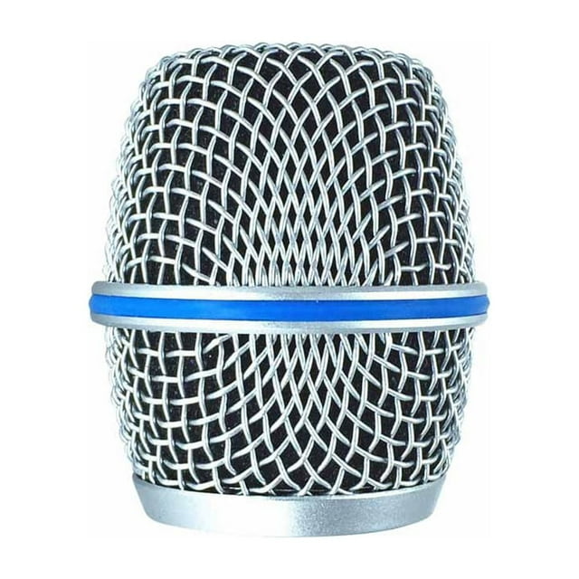 Transemion Grille de Microphone de Remplacement Remplaçant Tête de Micro Filaire Sans Fil Détachable Type 4 1ensemble