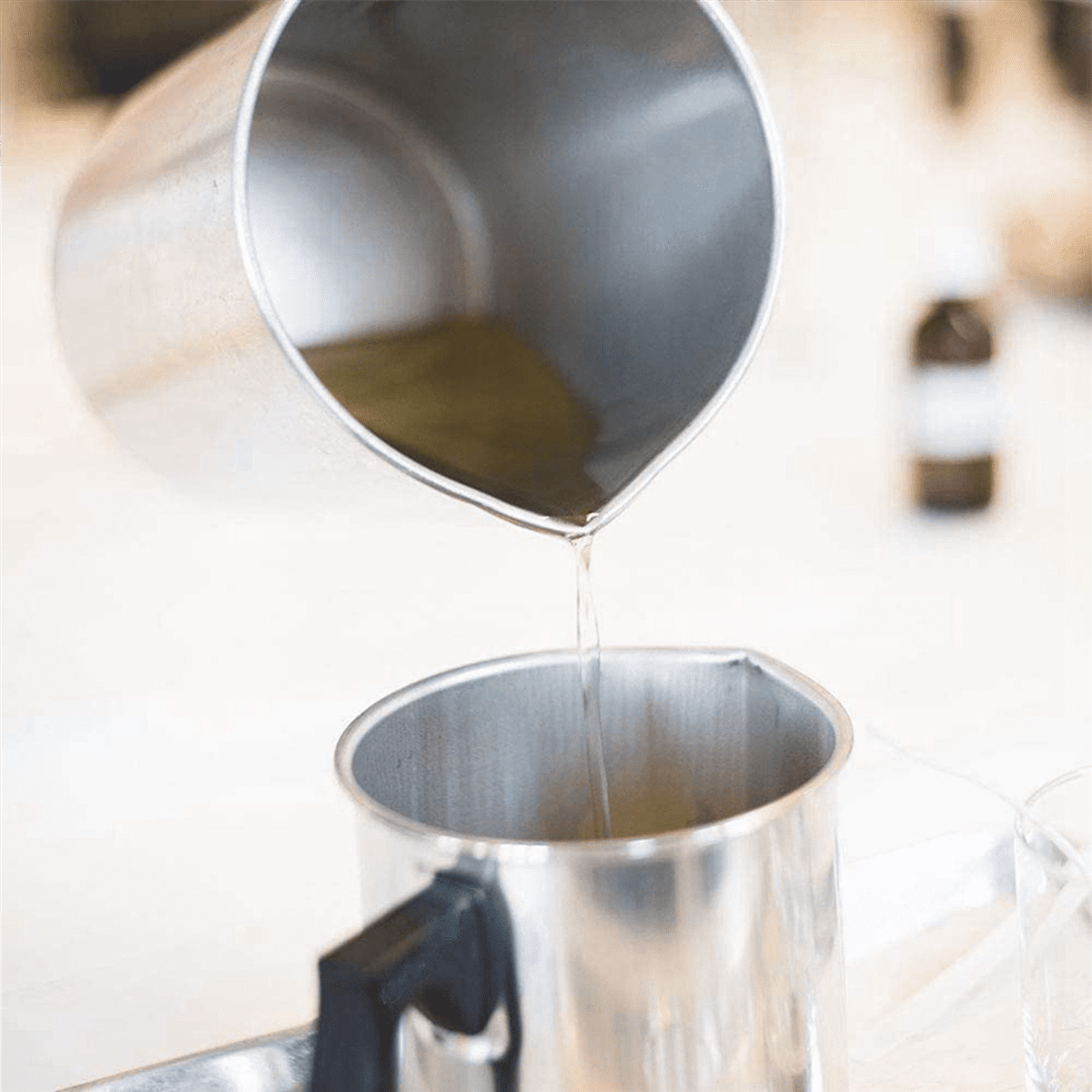 3X 4 Pounds Candle Making Pouring Pot,Aluminum Construction Candle Making Pitcher Pouring Spout Wax Melting Pot,3 x Candle Making Pouring Pot,Silver
