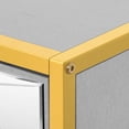 thumbnail image 3 of DEXTRUS 2 Drawers Mirrored Console Table for Entryway, Foryer, Bedroom, Silver, 3 of 9