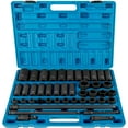 thumbnail image 1 of Impact Socket Set 1/2 Inch 43 Pcs Standard/Deep 9 to 30 MM 6-Point Extension Bar, 1 of 9