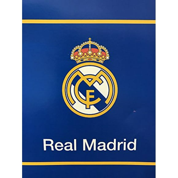 Nouvelle Couverture de Luxe en Peluche Real Madrid 60"X80"
