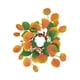 thumbnail image 5 of Decoración De Anillo De Vela De Hoja De Eucalipto Simulada Para Fiestas De Cumpleaños Resistente Naranja, 5 of 8