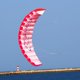 thumbnail image 1 of cometa acrobática Doble línea Stunt Parafoil Parachute Rainbow Sports Beach Kite (Rojo) FLhrweasw Nuevo, 1 of 5