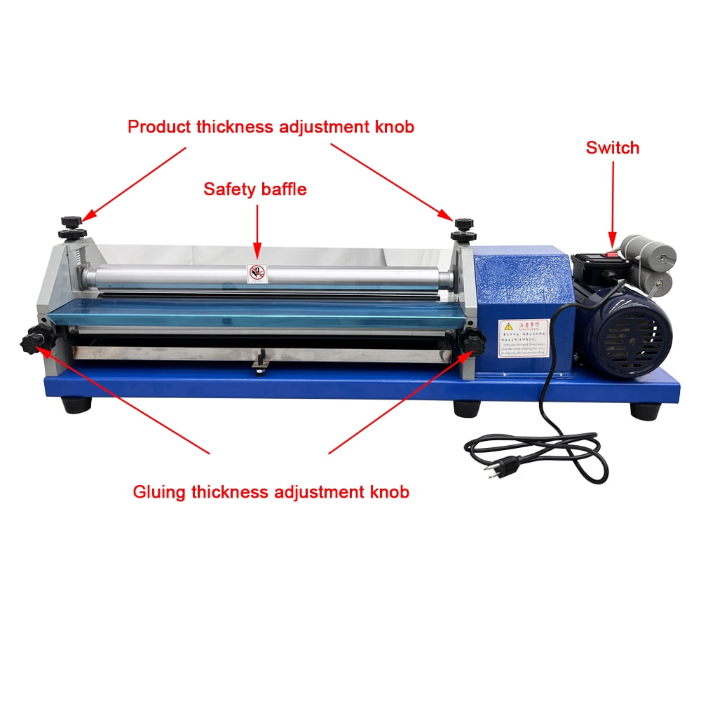 Techtongda 23" Automatic White Emulsion Gluing Coating Machine Coater Adhesive Machine for Paper&Leather