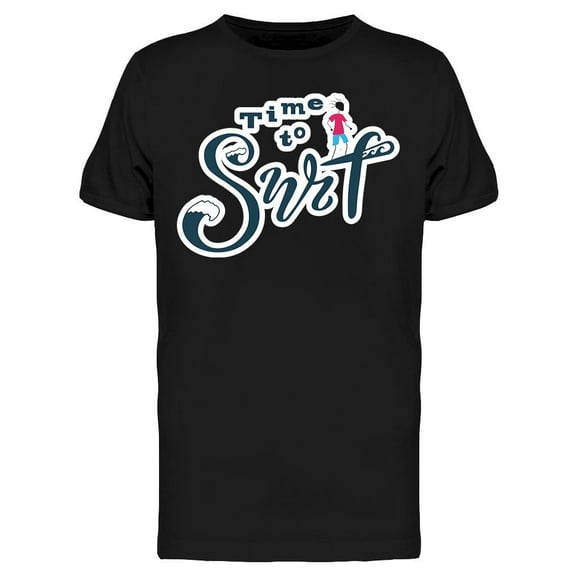 Time To Surf T-Shirt Men -Image by Shutterstock, Male Medium
