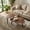 Walnut, variant on Nesting Coffee Table Set of 2, Mid-Century Modern Guitar Pick Side Tables with Solid Wood Legs, White