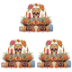 thumbnail image 1 of 3 Piezas 5D DIY Parcial Forma Especial Taladro Diamante Pintura Esqueleto Candelabro 30x30cm, 1 of 2