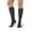 Black, variant on AW Style 1101 Women's 15-20 mmHg Moderate Compression Maternity Knee Socks White Large