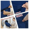thumbnail image 2 of Avocahom 4FT Bean Bag Chair with Soft Velvet Cover，High Rebound Memory Foam Filled Bean Bag Chair for Adult，Removable and Machine Washable Cover,Giant BeanBag for Living Room Bedroom,Navy, 2 of 5