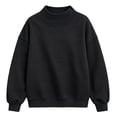 thumbnail image 4 of Gunia Plus Size Neck Women Sweatshirt Long Sleeve Crewneck Sweatshirt Casual Lightweight Pullover Tops Fall Fashion Clothes Black S-3Xl, 4 of 4