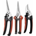 thumbnail image 1 of Gartenschere Und Baumscheren Set Professionnel Pflanzenschere Scharfe Rosenschere Aus Rostfreiem Stahl Pp Rutschfeste Griffe 3 Pcs, 1 of 5