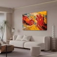 thumbnail image 3 of Abstract Art Modern Decorative Painting Feet Framed Canvas Poster Bedroom Decor Sports Landscape Office Room Decor Gift,Frame-style,16x24inch(40x60cm), 3 of 8