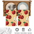 thumbnail image 5 of Farmhouse Apples Kitchen Towels Set of 4, Country Tropical Fruits Watercolor Absorbent Dish Towels for Kitchen, Microfiber Hand Towel, Quick Drying Tea Towel for Cleaning Decorative Dishcloths, 5 of 7