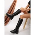 thumbnail image 3 of Fashionable Women's Outdoor Autumn/winter Black Boots, 3 of 5