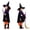 Khaki, variant on Witch Costume, Witch Outfit, Witch Roleplay, Cute Chi’Ldren Halloween Orange Witch Costume for Gi'Rls, Todd'Ler Inf'Ant Ba'By Halloween Costume Outfit Cosplay-Cloak+Hat+Pumpkin Bag+Broom, Orange 120