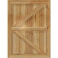 thumbnail image 3 of 21 1/2"W X 40"H Timbercraft Four 5 3/8" Boards Framed Board-N-Batten Shutters W/Z-Bar, Rough Sawn Western Red Cedar (Per Pair), 3 of 13