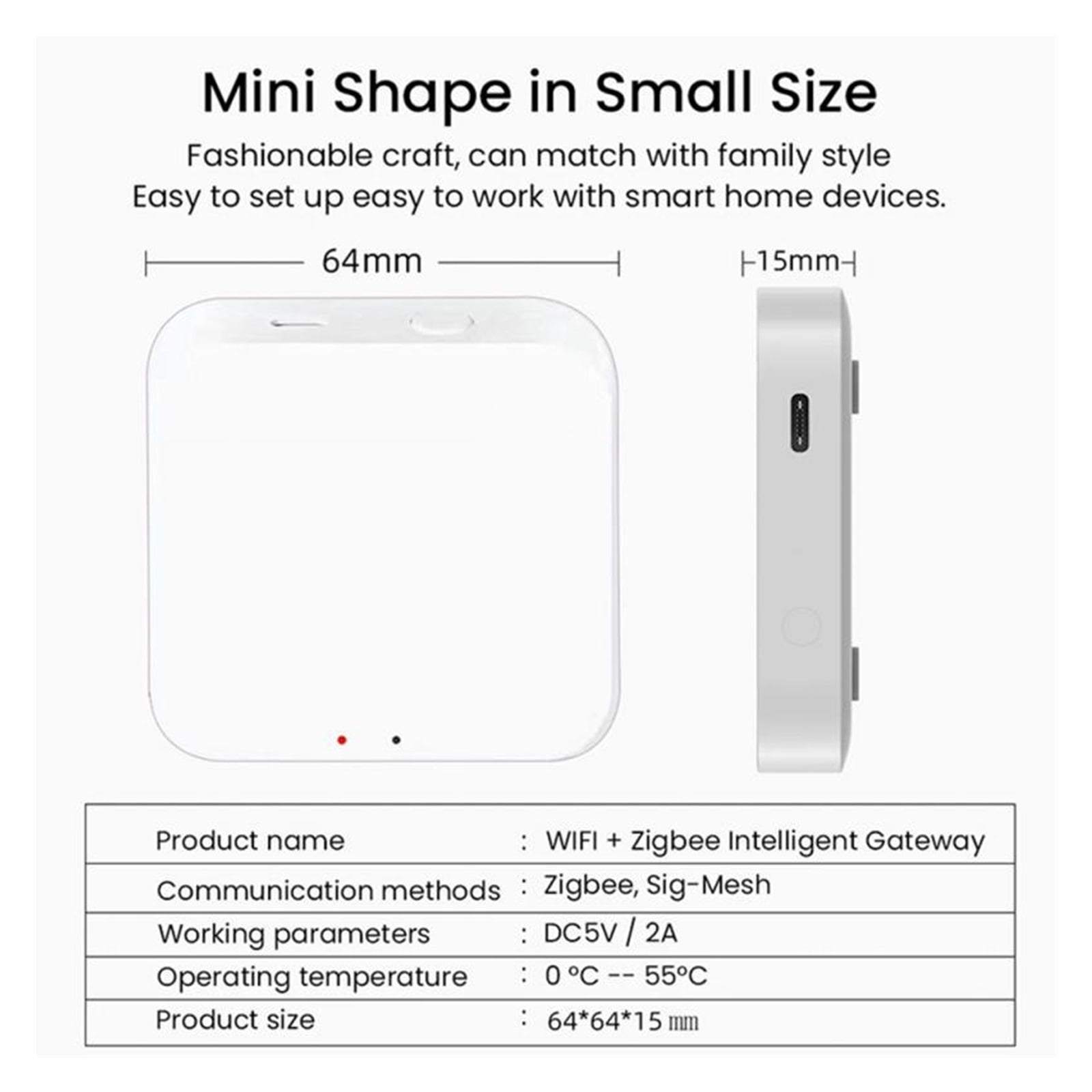 Tuya Smart Gateway Multi-mode Hub ZigBee Mesh APP Wireless Remote Control ,Trusted and Reliable