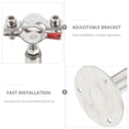 thumbnail image 3 of Shisuyan Hose Clamps Stainless Steel Adjustable Silver 2Pcs 3.7X2.4In, 3 of 8
