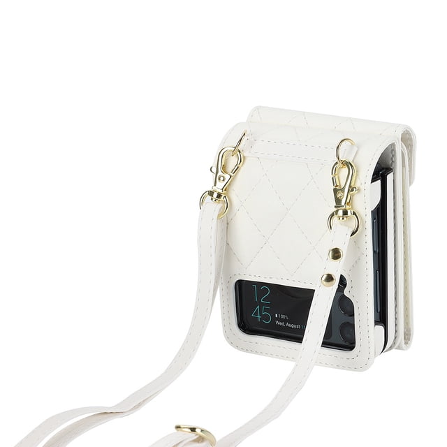 Para Samsung Galaxy Z Flip 3 Flip4 5 Funda De Cuero De Lujo Con Soporte De Anillo Fundas De Cartera De Tarjeta