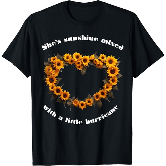 Women Teen Girl Funny Sunflower Cute Top Junior Graphic Tee T-Shirt