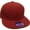 Burgundy, variant on Solid Flat Brim Bill Fitted Baseball Cap