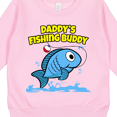 thumbnail image 3 of Inktastic Daddy's Fishing Buddy (blue) Toddler Sweatshirt, 3 of 4