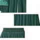 thumbnail image 5 of Chiffon Women Wide Pants Pleated Beach Culottes Loose Cropped Pants High Waist Thin Wide-Leg Trousers, 5 of 5