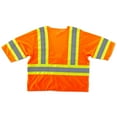 thumbnail image 2 of Ergodyne Glowear 8330Z Type R Class 3, Two-Tone Vest, Orange, S/M, 2 of 2
