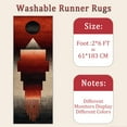 thumbnail image 6 of Hallway Runner Rug 2'x6' Washable Area Rugs Non Slip Laundry Rug Runner Floor Carpet Runners for Hallways Entryway Laundry Room Kitchen, 6 of 11