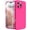Hot Pink, variant on KOMI for iPhone 16 Case, Liquid Silicone Case with Camera Protection Soft Gel Rubber Cover with Microfiber Lining Shockproof Protective Phone Case for iPhone 16 6.1", Stone