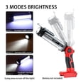 thumbnail image 2 of 2000LM LED Work Light Flashlight For 20V Lithium Battery Portable Spotlight For Camping Emergency Lighting, 2 of 5
