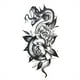thumbnail image 2 of onlyliua para El Hogar Tatuajes con Bocetos Pegatinas Abstractas Pegatinas Flores Rosas, 2 of 2