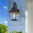 thumbnail image 4 of Livex Lighting Exeter Outdoor Wall Lantern in Black, 4 of 9