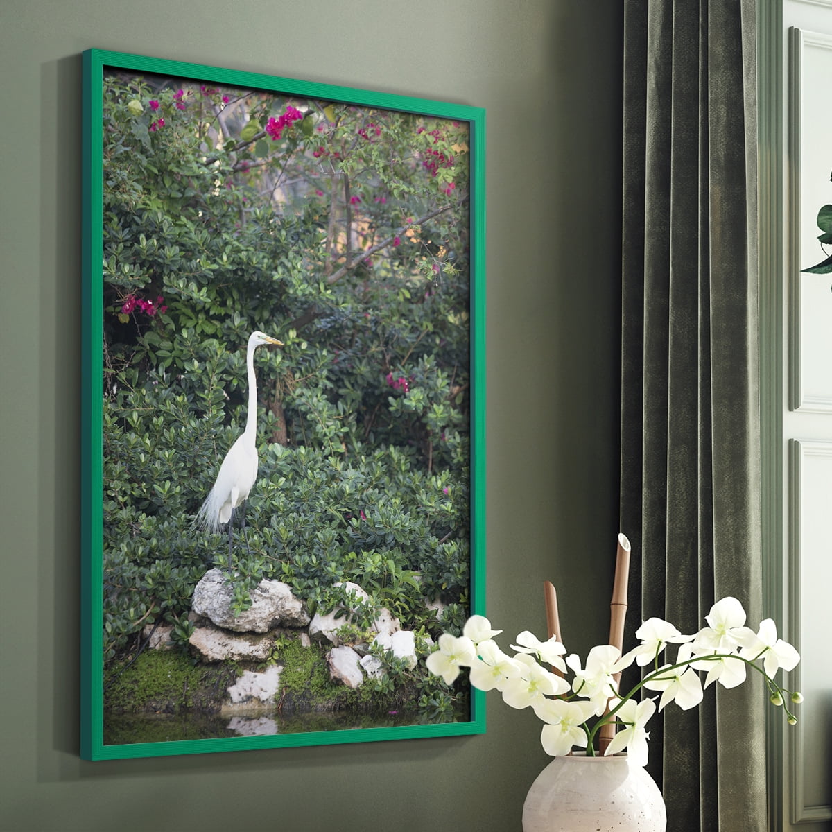 Matisse MDCCCXXI Framed Print in Green Solid Wood 8 x 10 Framed Print