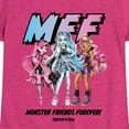 thumbnail image 3 of Monster High - M.F.F Monster Friends Forever - Toddler & Youth Girls Short Sleeve T-Shirt, 3 of 5