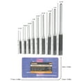 thumbnail image 3 of 9 Pieces Roll Pin Punch Set Steel Punches Hand Pin Removing Tool with Carrying Case, 3 of 8