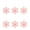 pink, variant on 6pcs, Christmas Hanging Snowflakes, Large Glitter Snowflakes Ornaments Plastic Snowflake Winter Indoor Outdoor Christmas Tree Holiday Decor