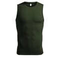 thumbnail image 4 of Afdoent Mens Tank Tops Male Tight Base Sleeveless Fitness Training Running Basketball Vest Breathable, 4 of 5