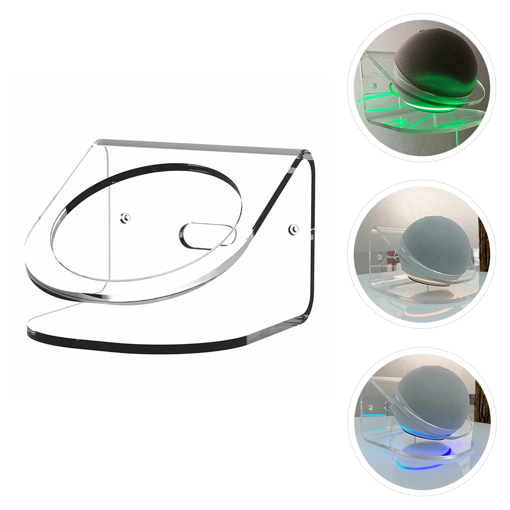 Luxshiny Smart Speaker Bracket Wall Mount Holder for Desktop Storage and Sound Enhancement