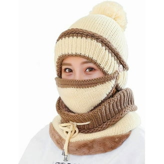 Steve Madden Women's Ribbed Knit Beanie - Soft Wide Cuff Winter Hat For Cold Days